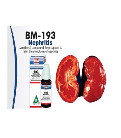 BM Homeopathic BM 193 NEPHRITIS